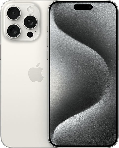 Apple iPhone 15 Pro Max in White Titanium | Spectrum Mobile